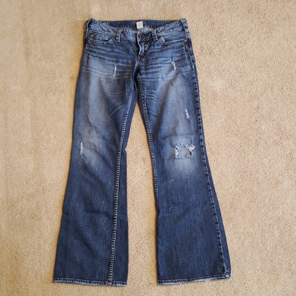 Silver jeans